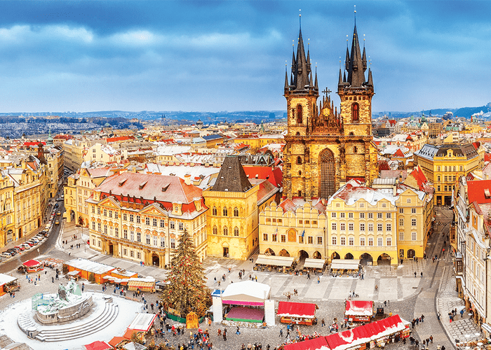 Рождество в Вене и Праге