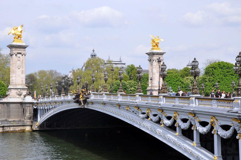 Париж Мост Александра III