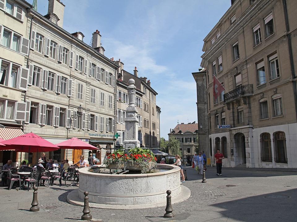 площадь Бург-де-Фур Женева